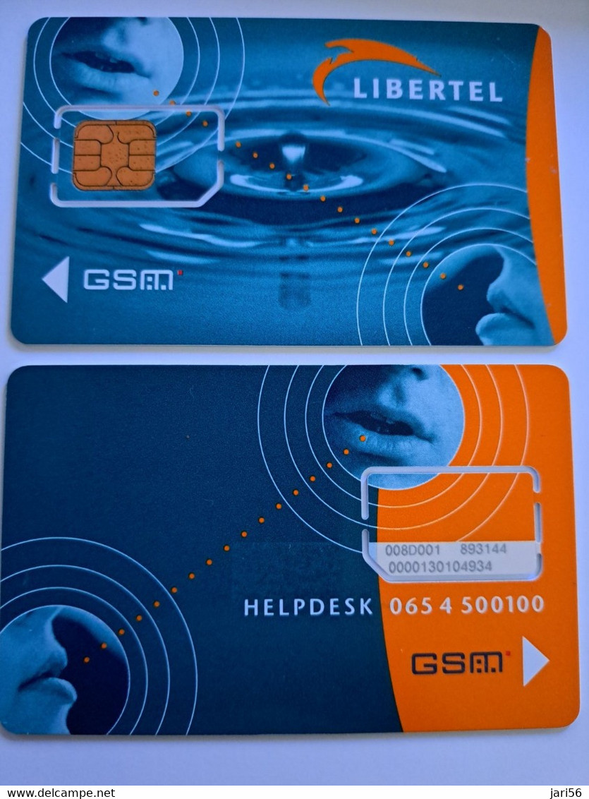 NETHERLANDS GSM SIM  CARD  LIBERTEL   OLDER CARD   ( DIFFERENT CHIP) Older Issue    ** 11941** - [3] Handy-, Prepaid- U. Aufladkarten