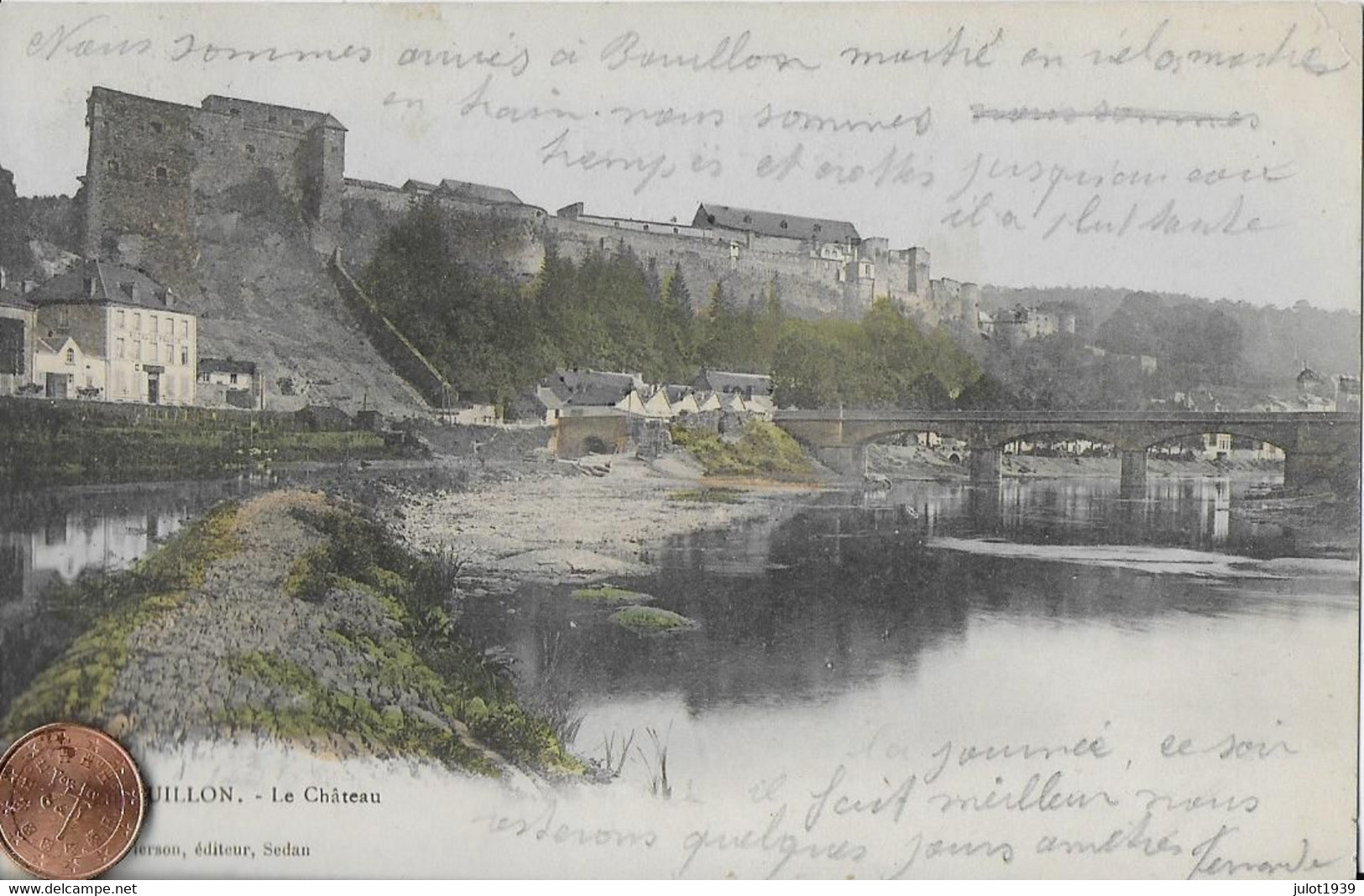 AA+.... BOUILLON ..-- On Perce Le TUNNEL . 1908 Vers IXELLES . Vverso . - Bouillon