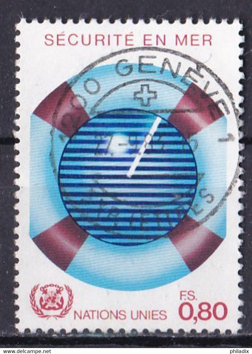 Vereinte Nationen UNO Genf Marke Von 1983 O/used (A1-59) - Gebruikt