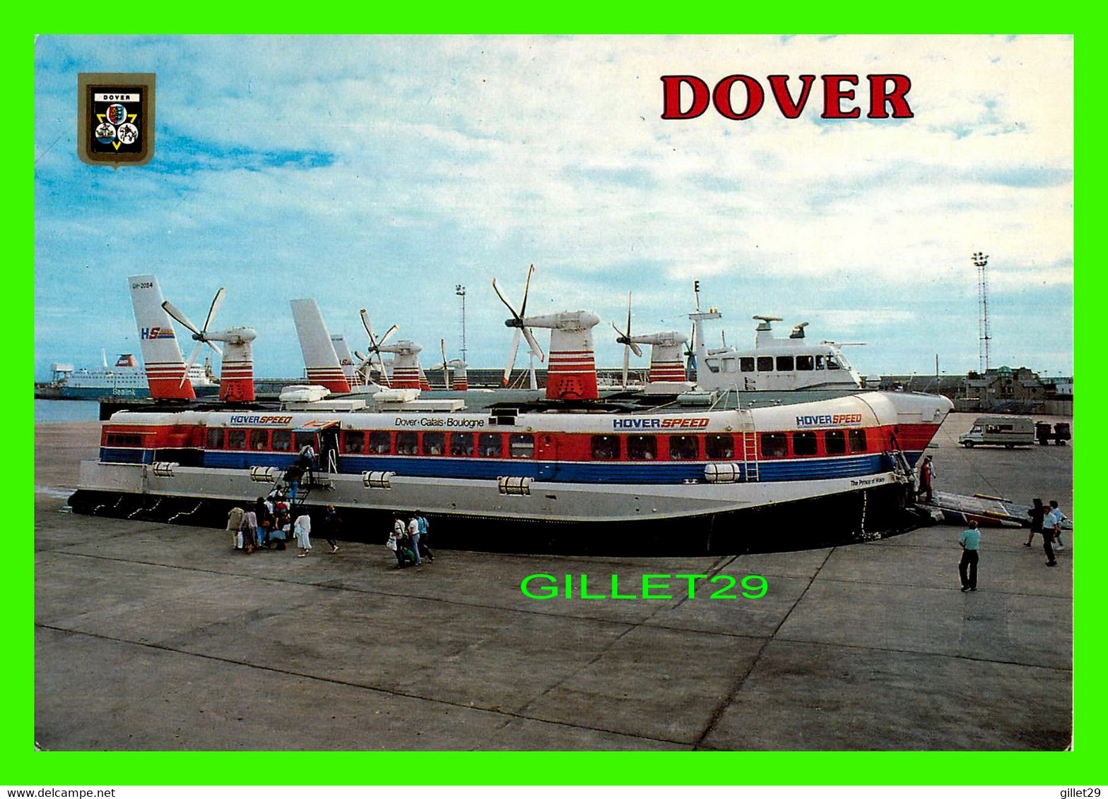 BATEAU, SHIP, AÉROGLISSEURS - " THE PRINCE OF WALES " HOVERCRAFT, DOVER - - Luftkissenfahrzeuge