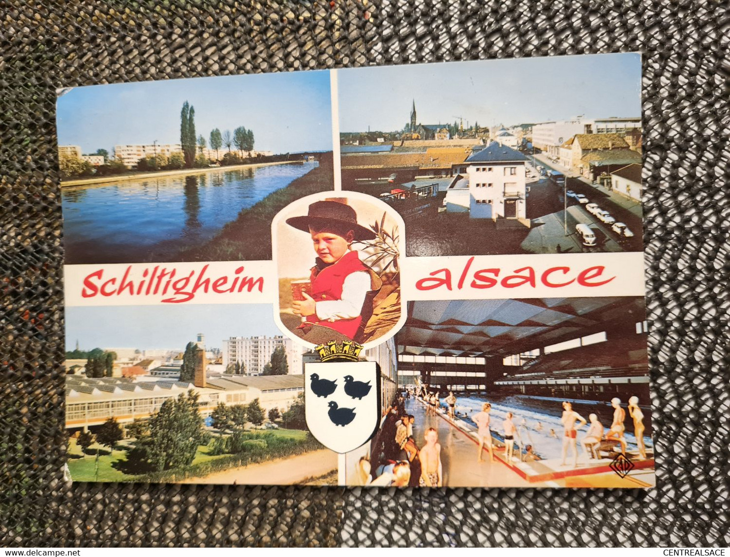 Carte SCHILTIGHEIM MULTIVUES Centre Nautique Canal Quartier Leclerc - Schiltigheim