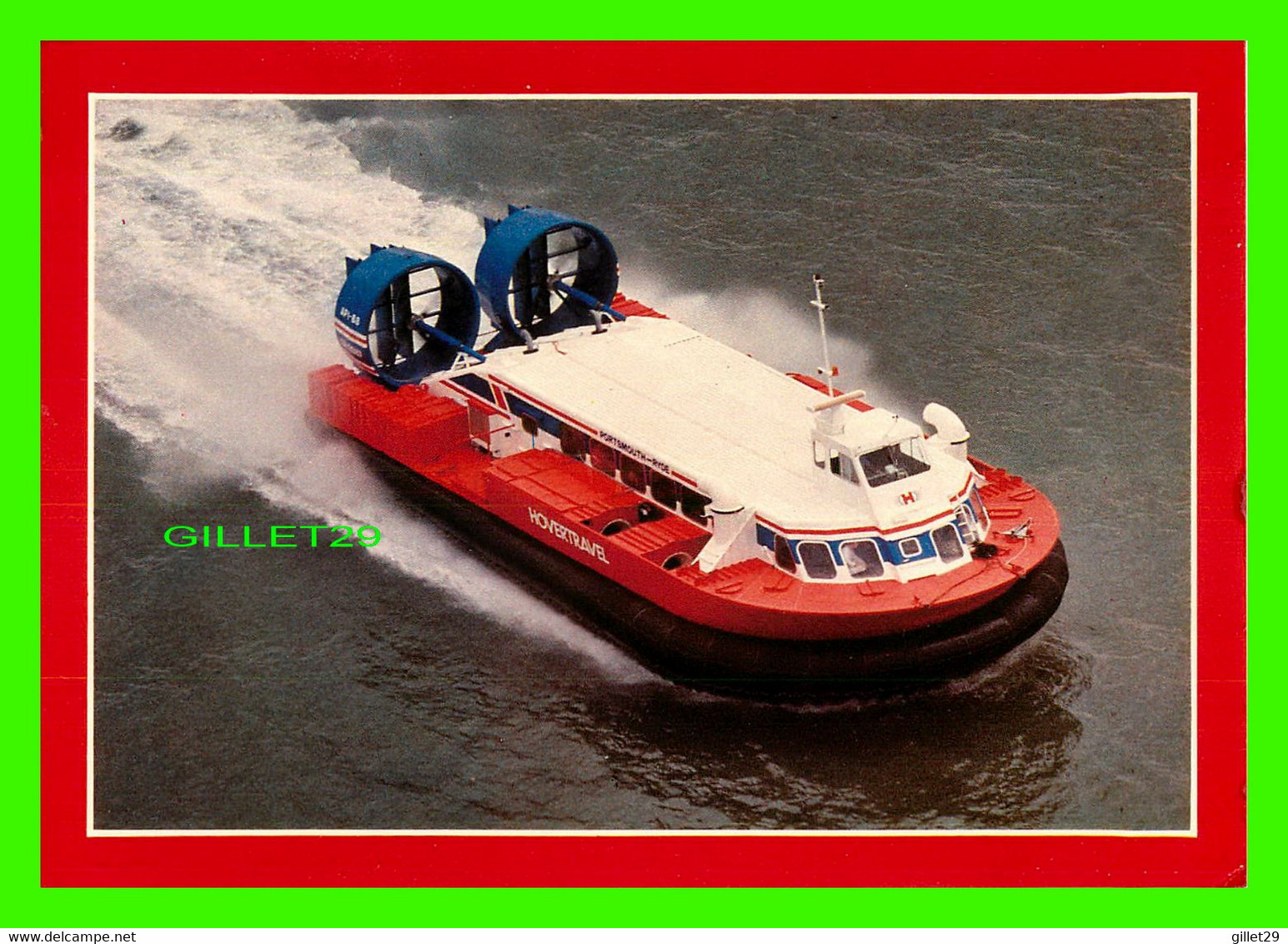 BATEAU, SHIP, AÉROGLISSEURS - RYDE TO PORTSMOUTH HOVERCRAFT - PHOTO BY HOVERTRAVEL - DRG, J. ARTHUR DIXON - - Aéroglisseurs