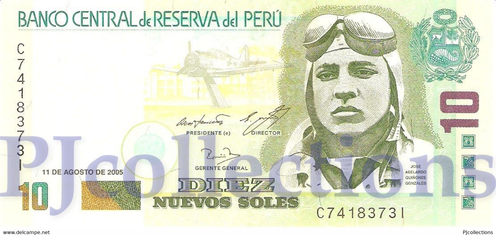 PERU' 10 NUEVOS SOLES 2005 PICK 179a UNC - Pérou