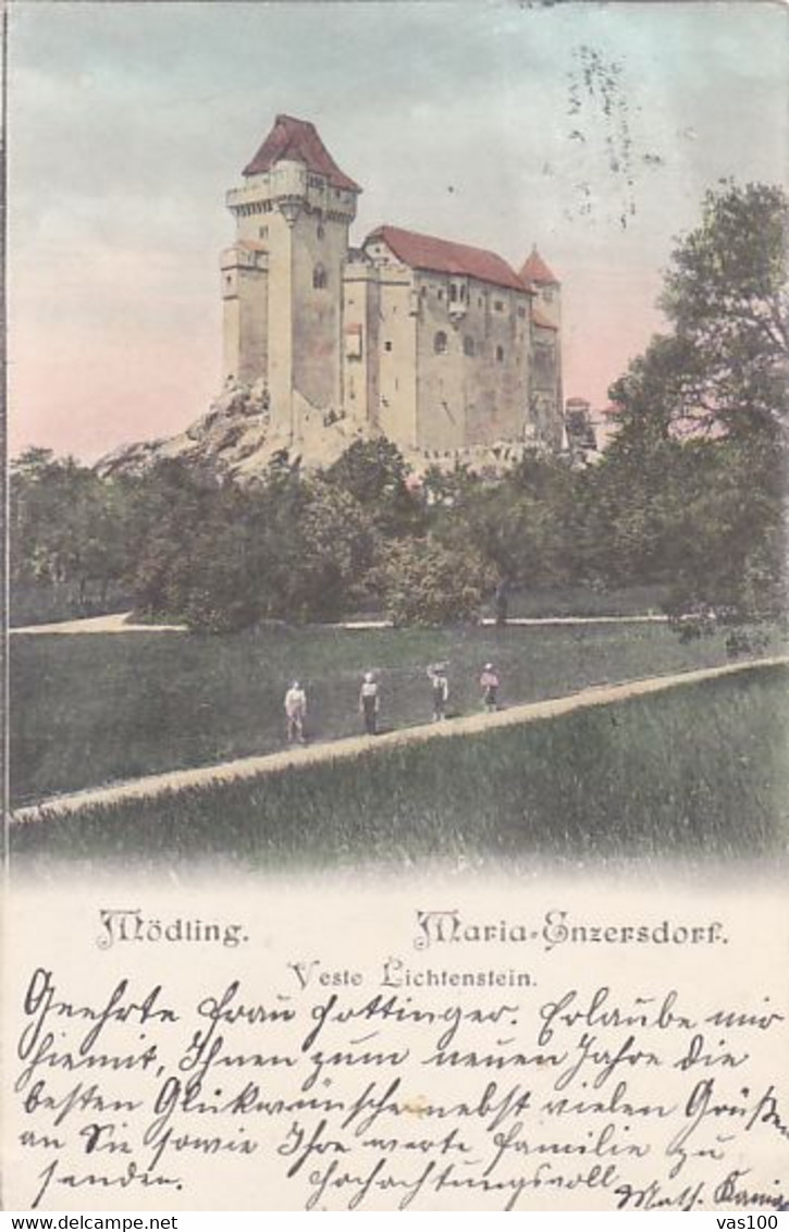 CPA MARIA ENZERSDORF- LIECHTENSTEIN CASTLE - Maria Enzersdorf