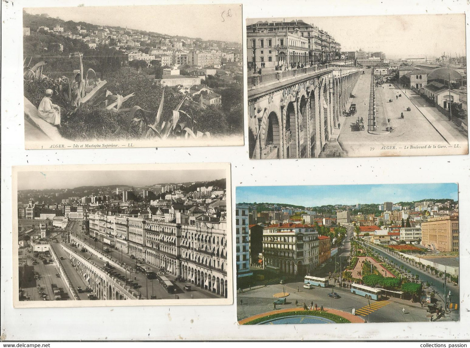 Cp, ALGERIE, ALGER, 4 SCANS , LOT DE 16 CARTES POSTALES - 5 - 99 Karten