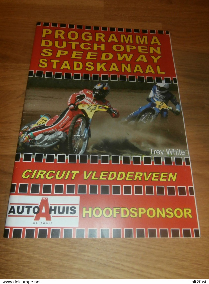 Speedway Stadskanaal 16.07.2006 , Grasbahn , Programmheft / Programm / Rennprogramm , Program !!! - Motos