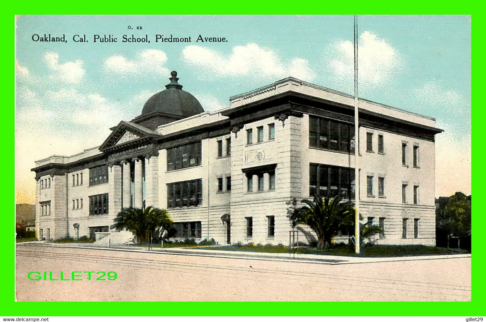 OAKLAND, CA - PUBLIC SCHOOL, PIEDMONT AVENUE - PACIFIC NOVELTY CO - P.N.C. - - Oakland