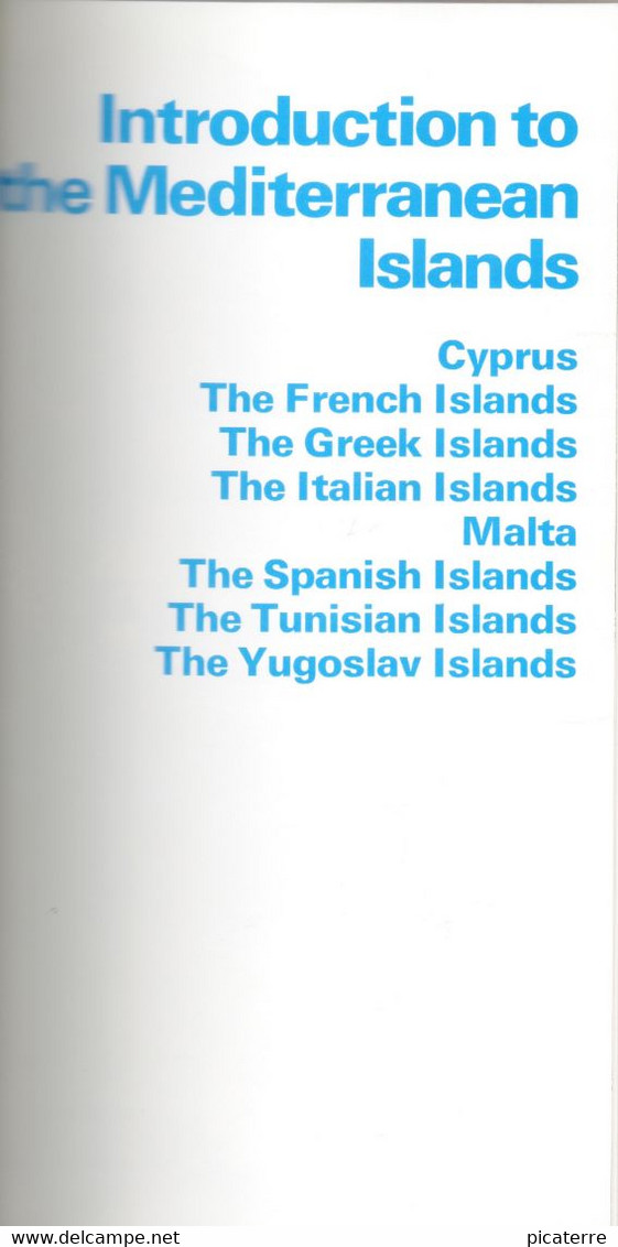 POST FREE UK-Mediterranean Islands-Baedeker's-240 Pages In Protective Cover + Large 1050mm X 740mm 2-sided Map - Europe