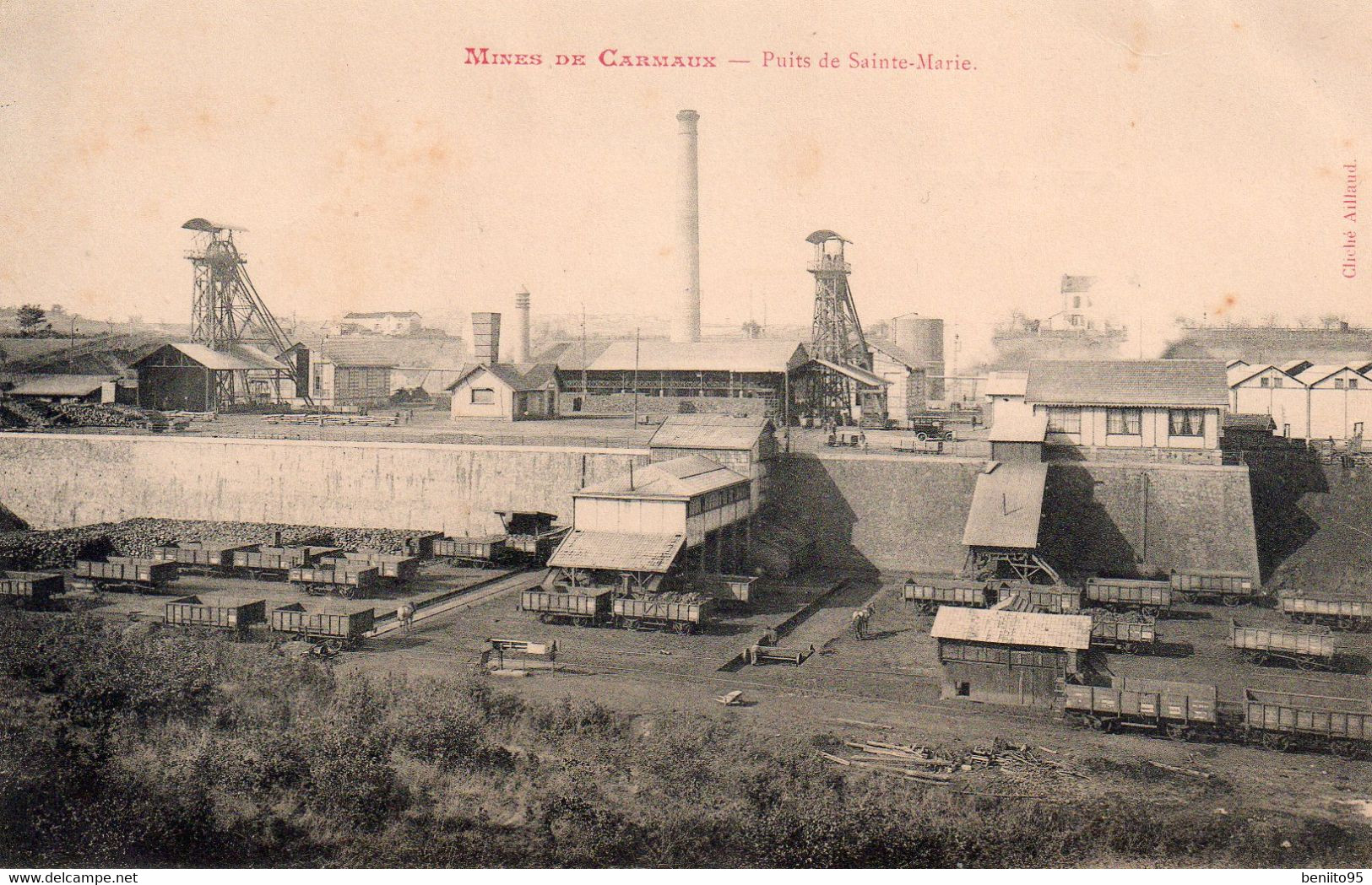 CPA De CARMAUX - Les Mines - Puits De Sainte-Marie. - Carmaux