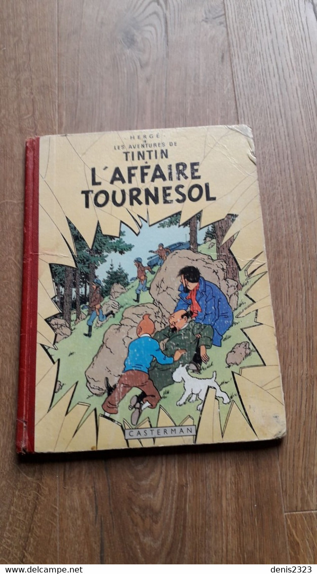 Tintin L'affaire Tournesol B19 EO 1956 - Tintin