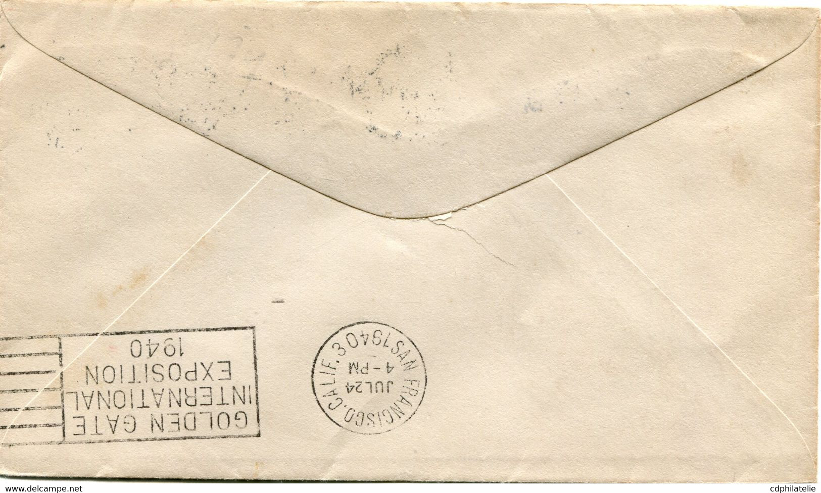 NOUVELLE-ZELANDE LETTRE AVEC CACHET " NEW-ZEALAND-U.S.A. AIR MAIL SERVICE VIA NEW CALEDONIA, CANTON IS.AND HAWAII "..... - Cartas & Documentos