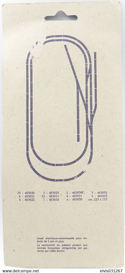 Lima Model Trains - Straight Track (40 3074) MOC NOS NEW OLD STOCK - HO - *** - Loks