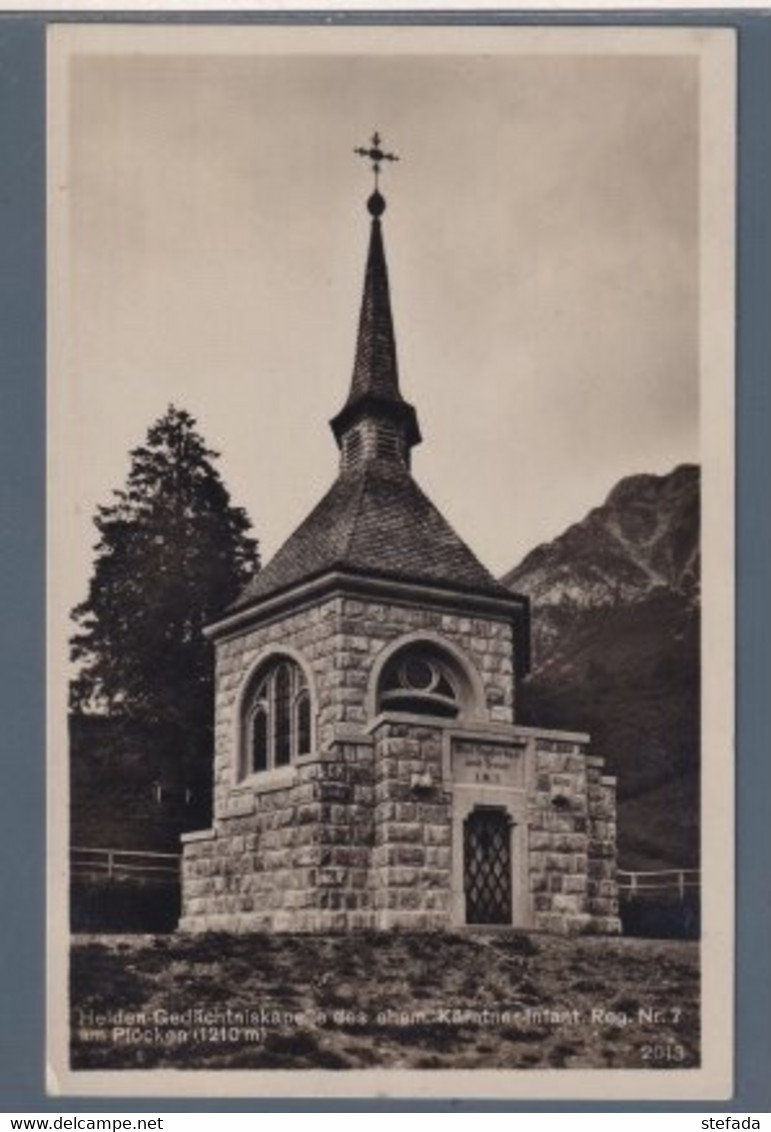 AUSTRIA  1930  KAPELLE AM  PLOCKEN VIAGGIATA - Oberdrauburg