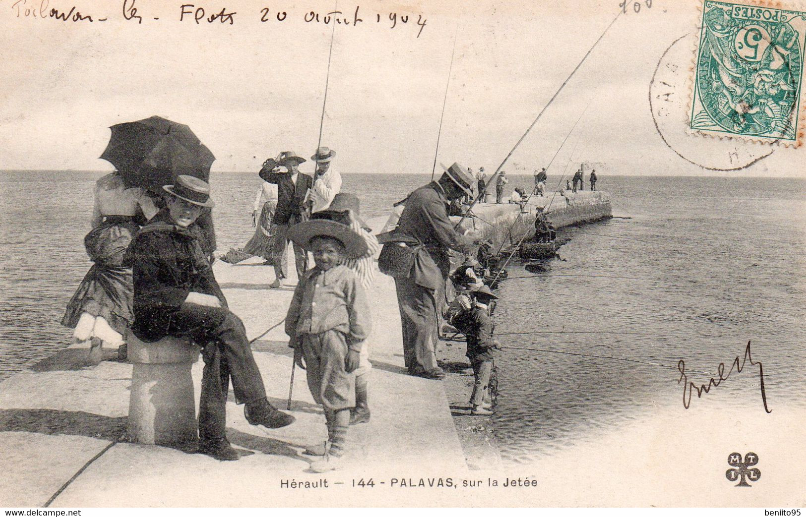 CPA De PALAVAS Les FLOTS - La Jetée. - Palavas Les Flots