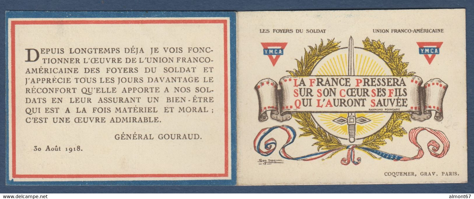 Calendrier 1919 - Foyer Du Soldat - Petit Format : 1901-20