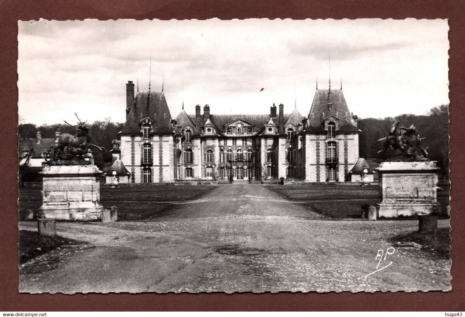 (RECTO /  VERSO) MAROLLES EN BRIE - CHATEAU DE GROS BOIS - N° 2.004 - LA FACADE PRINCIPALE - FORMAT CPA - Marolles En Brie