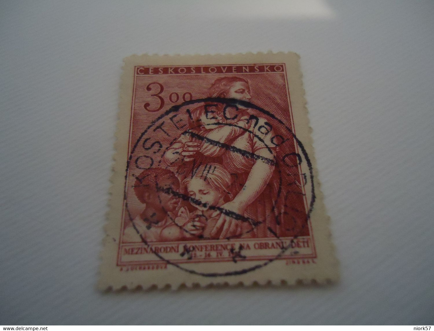 CZECHOSLOVAKIA USED STAMPS   WITH POSTMARK  KOSTELEC - Occ. Yougoslave: Fiume