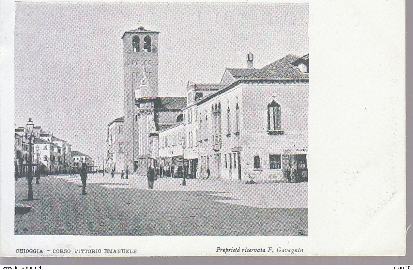 ITALIA - CHIOGGIA - Corso V. Emanuele, Animata,1900 Circa - DIC 2021-196 - Chioggia