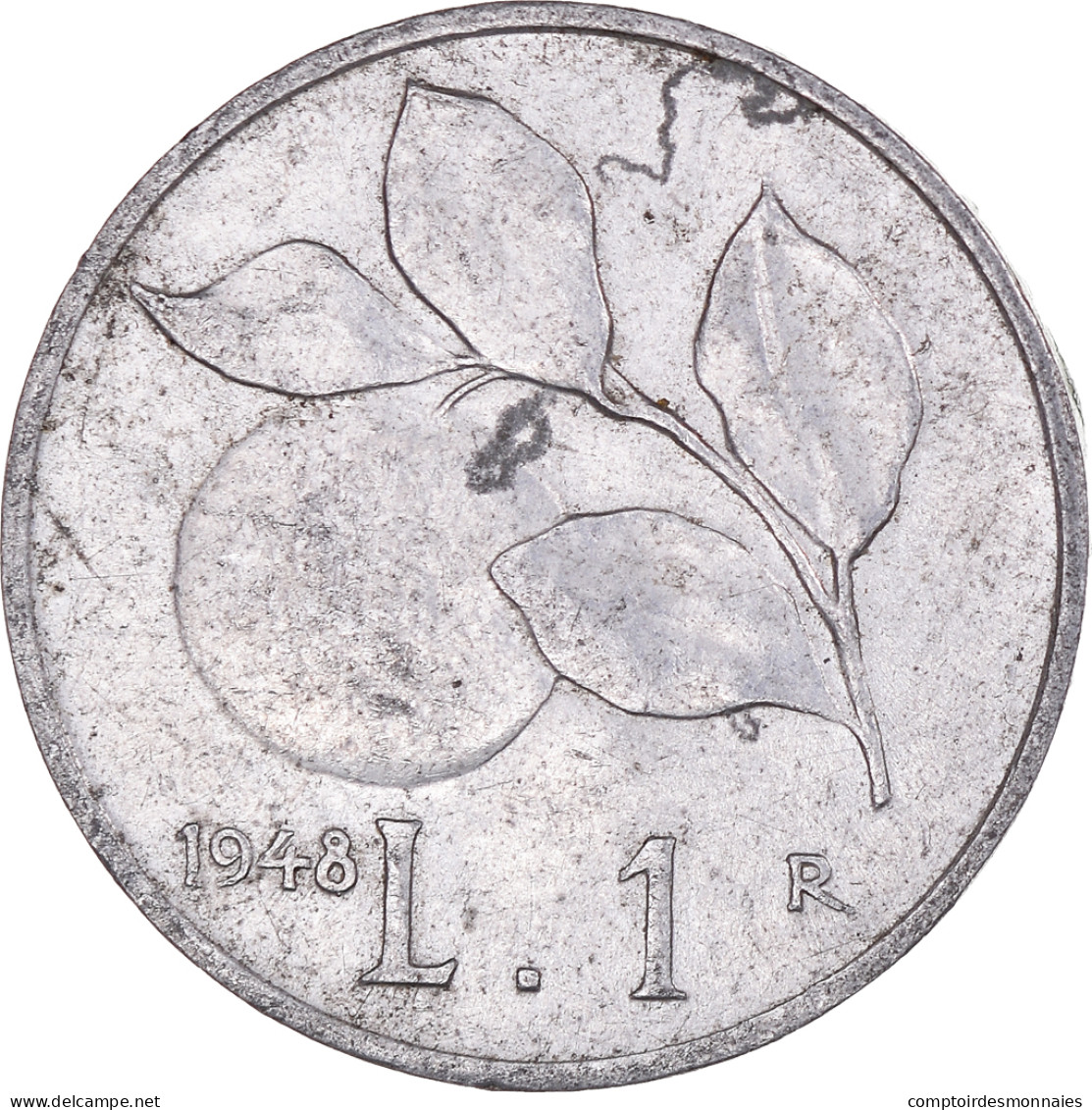 Monnaie, Italie, Lira, 1948, Rome, TB, Aluminium, KM:87 - 1 Lire