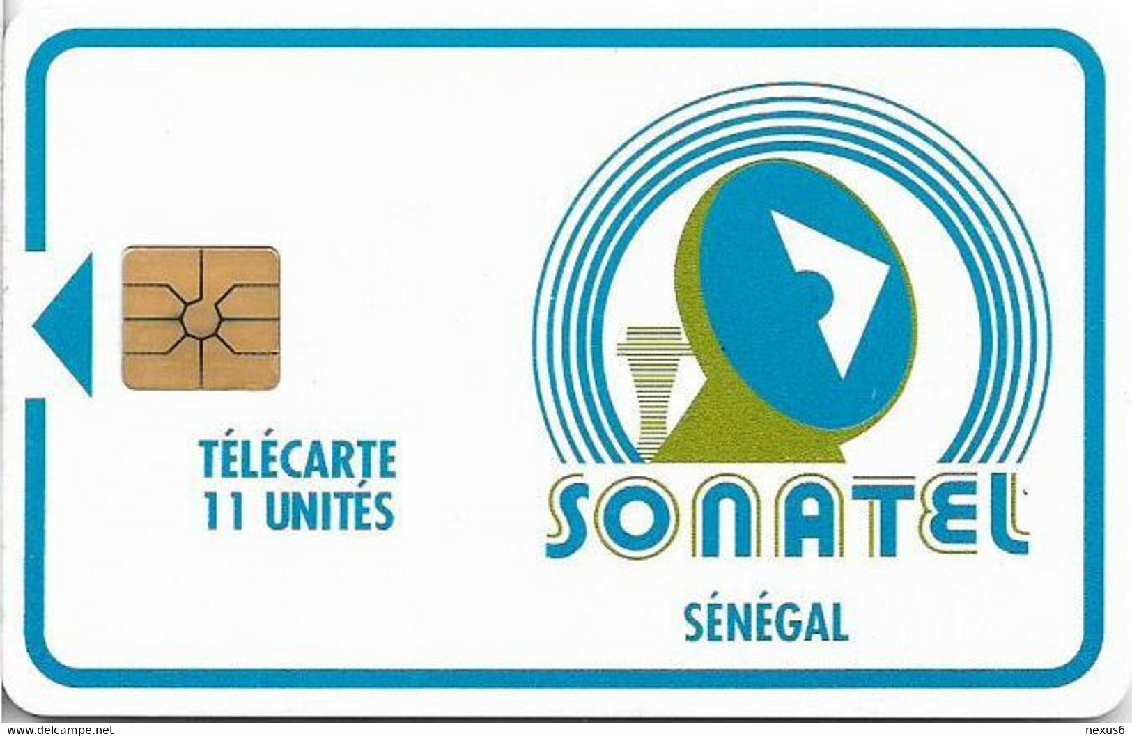 Senegal - Sonatel - Logo - 11Units, Gem1A Symm. Black, NO Transp. Moreno, Used - Senegal