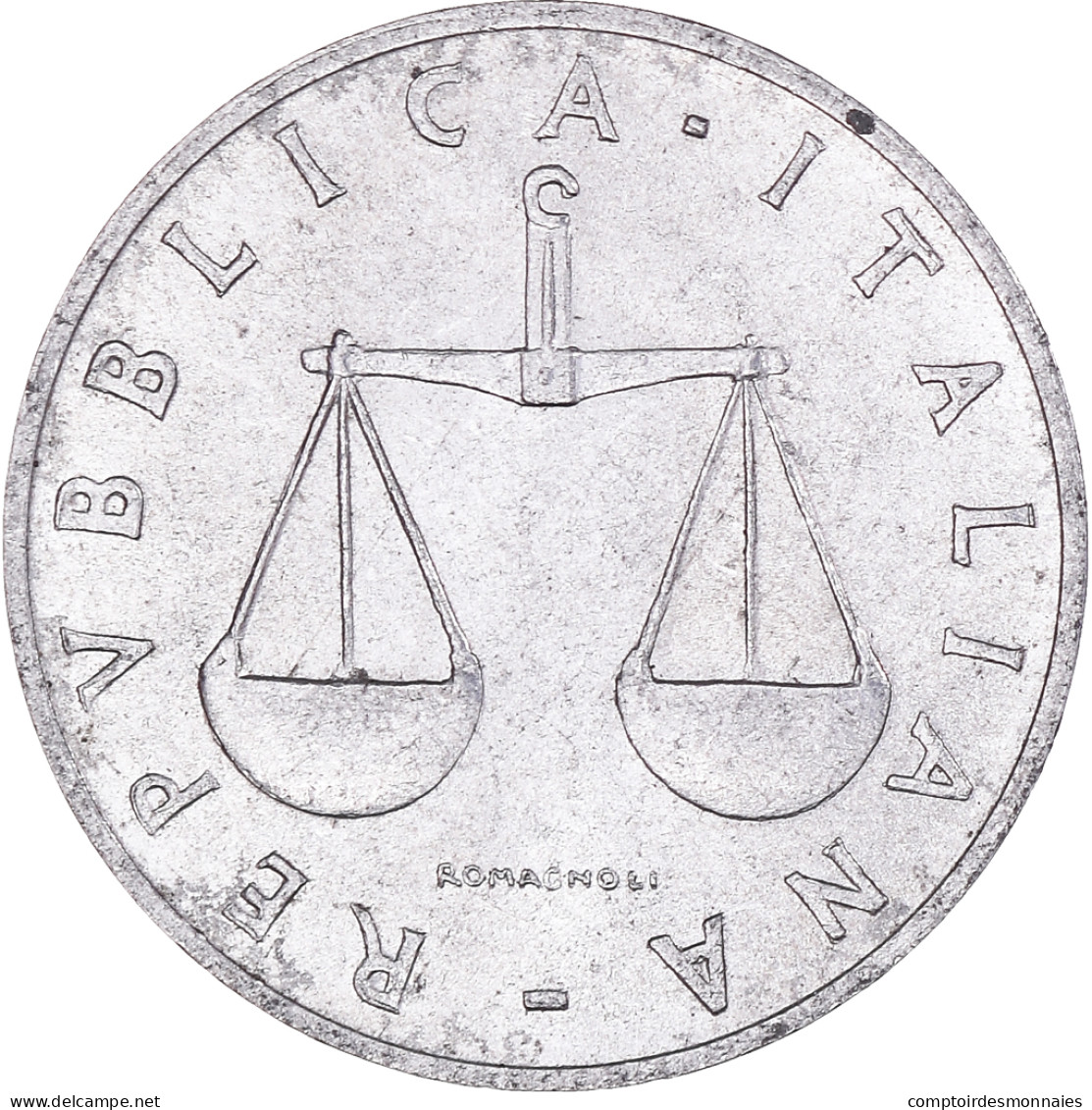 Monnaie, Italie, Lira, 1955, Rome, TB+, Aluminium, KM:91 - 1 Lira