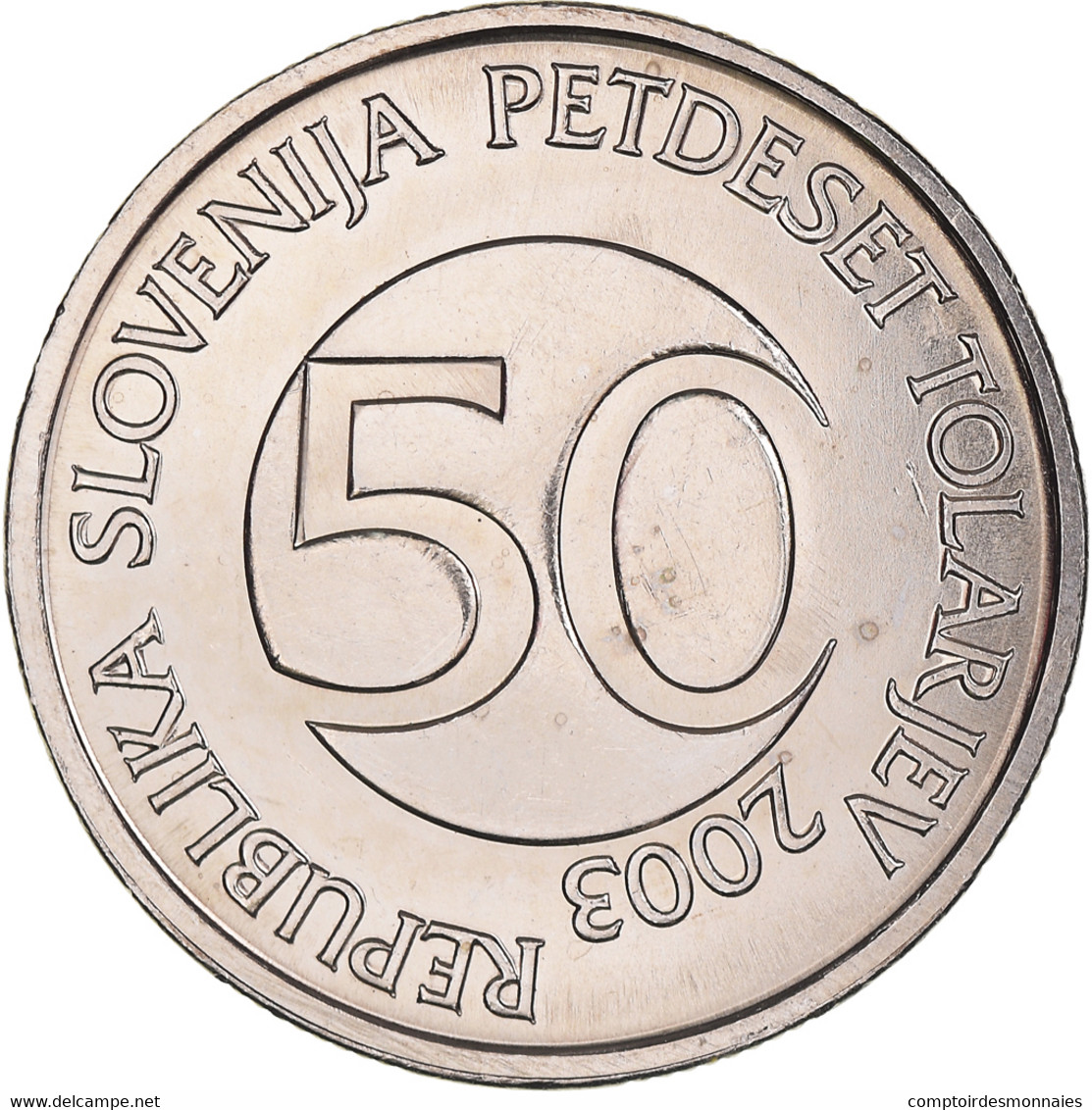 Monnaie, Slovénie, 50 Tolarjev, 2003, Kremnica, FDC, Cupro-nickel, KM:52 - Slovenië