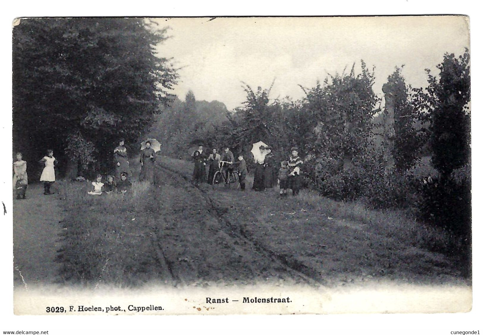 CPA RANST : Molenstraat - Bien Animée ( Geanimeerd ) - Circulée En 1911 - Uitg. F. Hoelen, Cappellen Nr 3029 - 2 Scans - Ranst