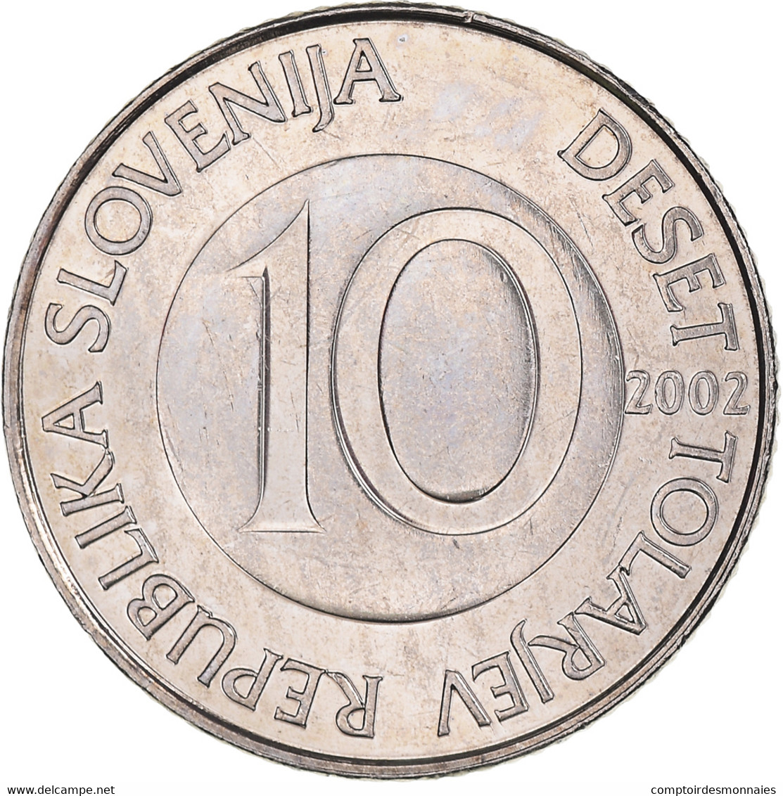 Monnaie, Slovénie, 10 Tolarjev, 2002, Kremnica, FDC, Cupro-nickel, KM:41 - Slowenien