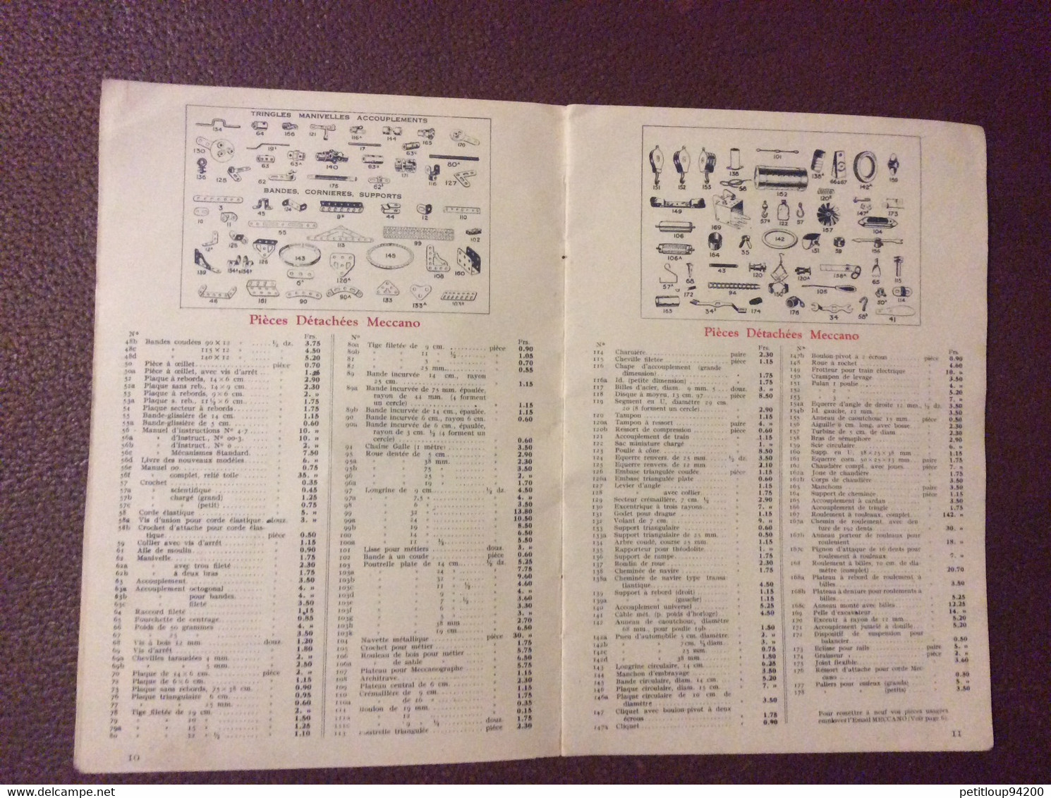 JEU DE CONSTRUCTION  MECCANO + Catalogue MECCANO & Trains HORNBY + Valise  ANNEES 1930