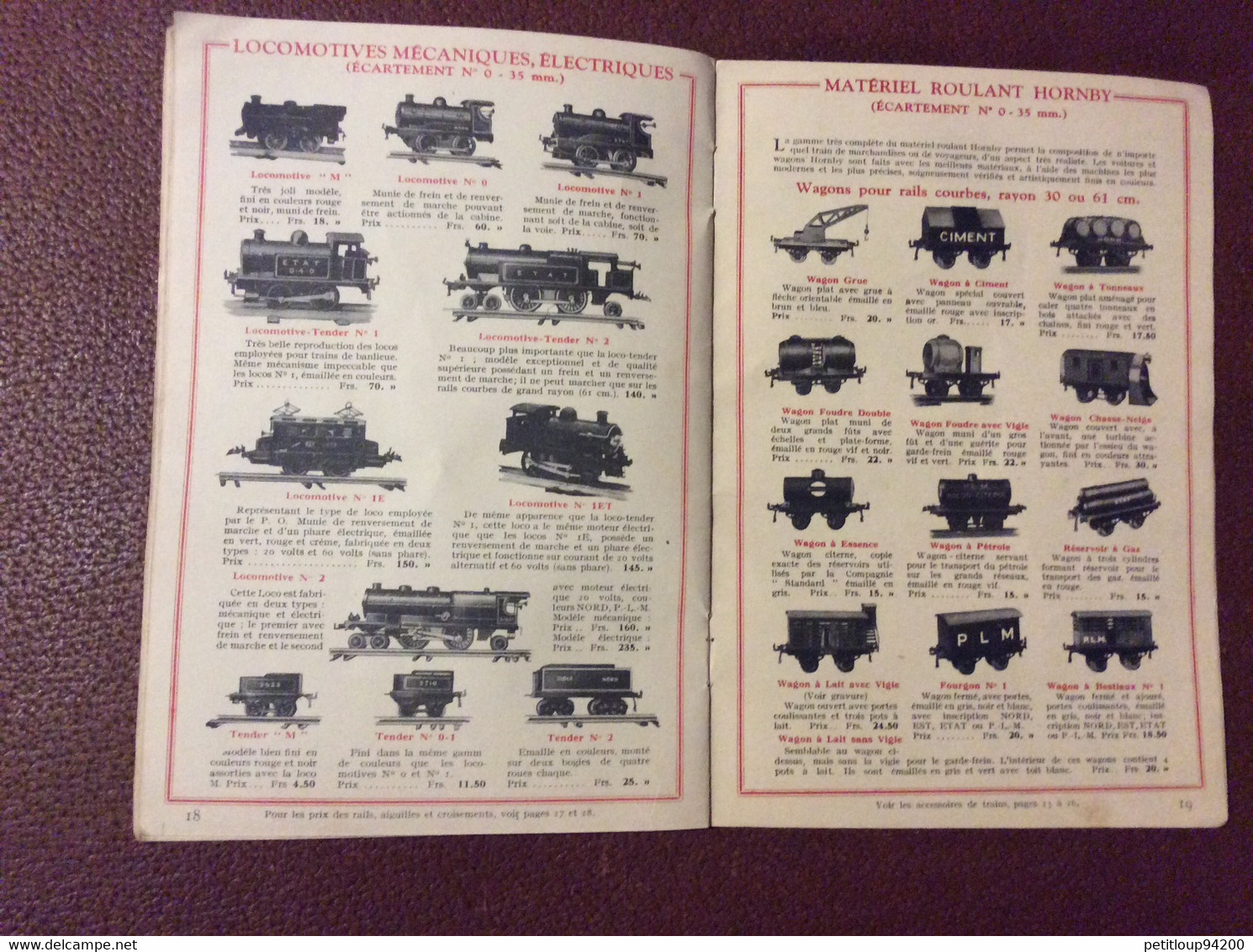 JEU DE CONSTRUCTION  MECCANO + Catalogue MECCANO & Trains HORNBY + Valise  ANNEES 1930