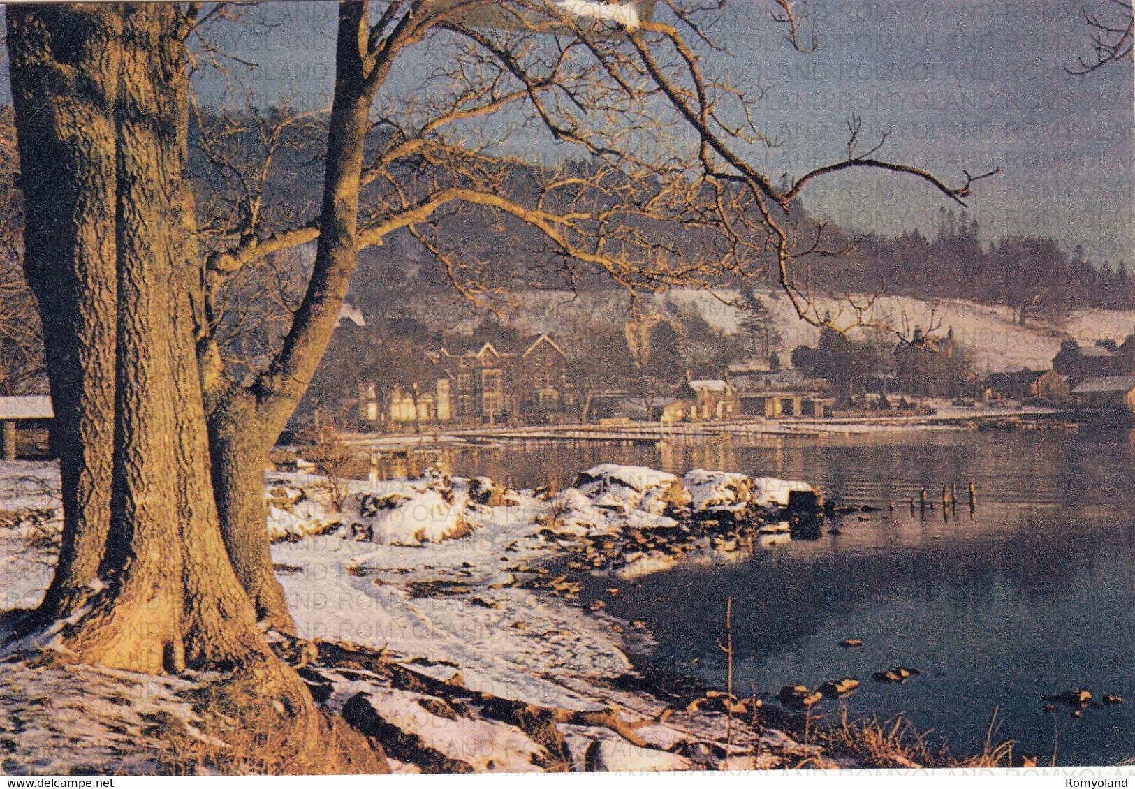 CARTOLINA  AMBLESIDE,CUMBERLAND/WESTMORLAND,INGHILTERA,REGNO UNITO,WINTER EVENING,WATERHEAD,NON VIAGGIATA - Ambleside