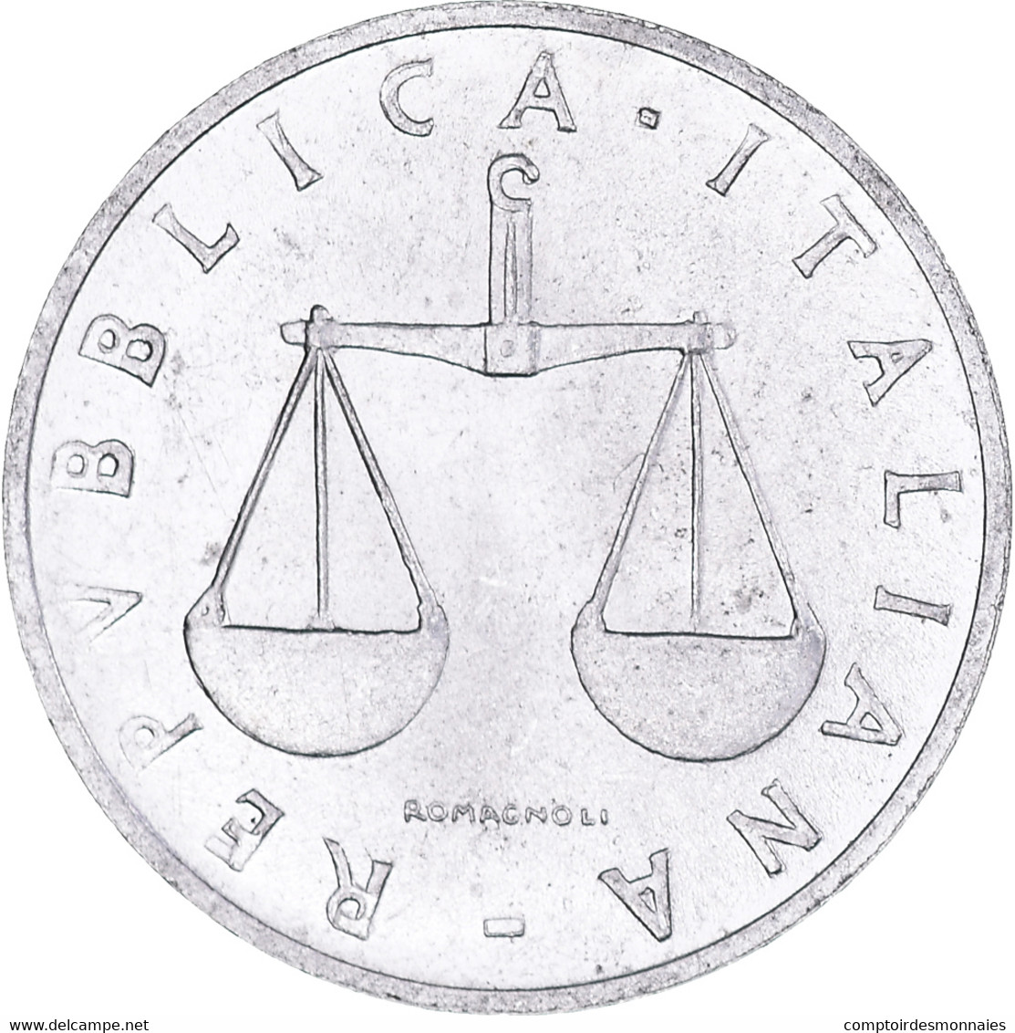 Monnaie, Italie, Lira, 1955, Rome, TTB, Aluminium, KM:91 - 1 Lira