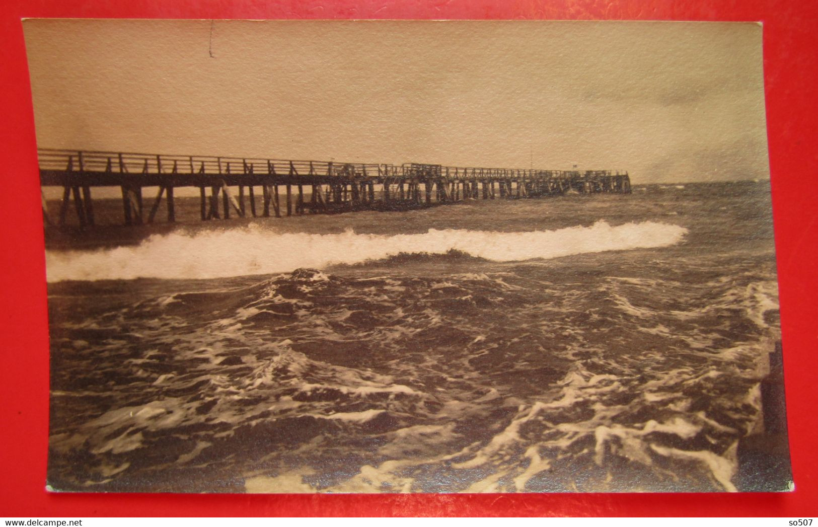 I2 - Germany Vintage Postcard - Graal - Muritz, Ostsee, Seebrucke, Baltic Sea, Sea Bridge, Pier - Graal-Müritz