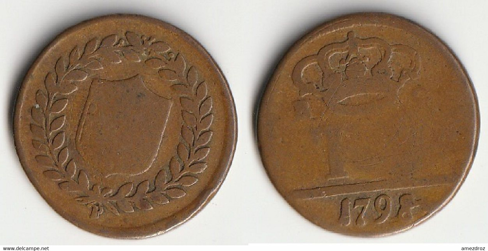 Regno Di Napoli. 5 Tornesi  1798 P. R.C. Ferdinando IV - Napels & Sicilië