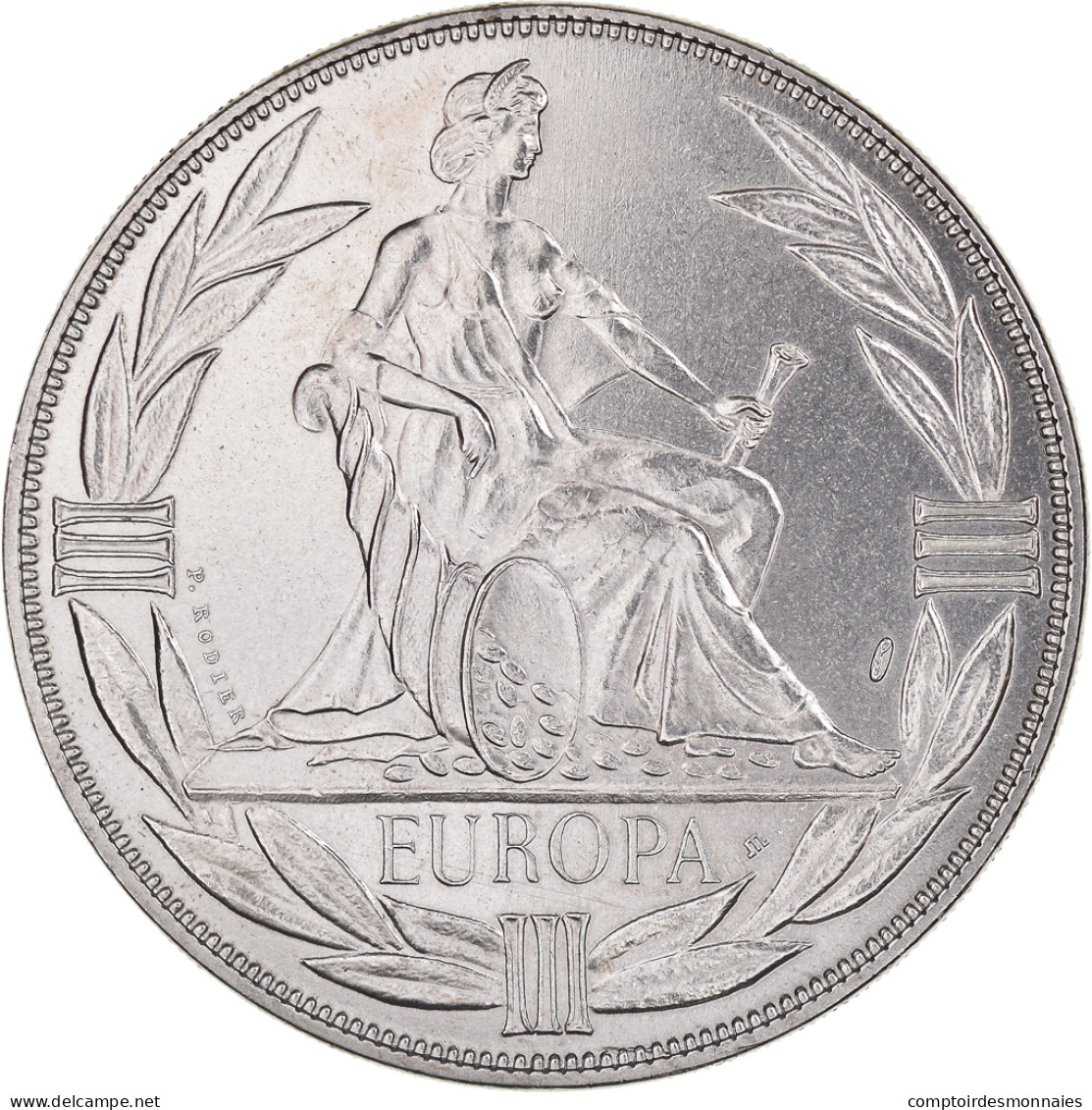 France, Médaille, Ecu Europa, 1981, FDC, Cupro-nickel - Altri & Non Classificati
