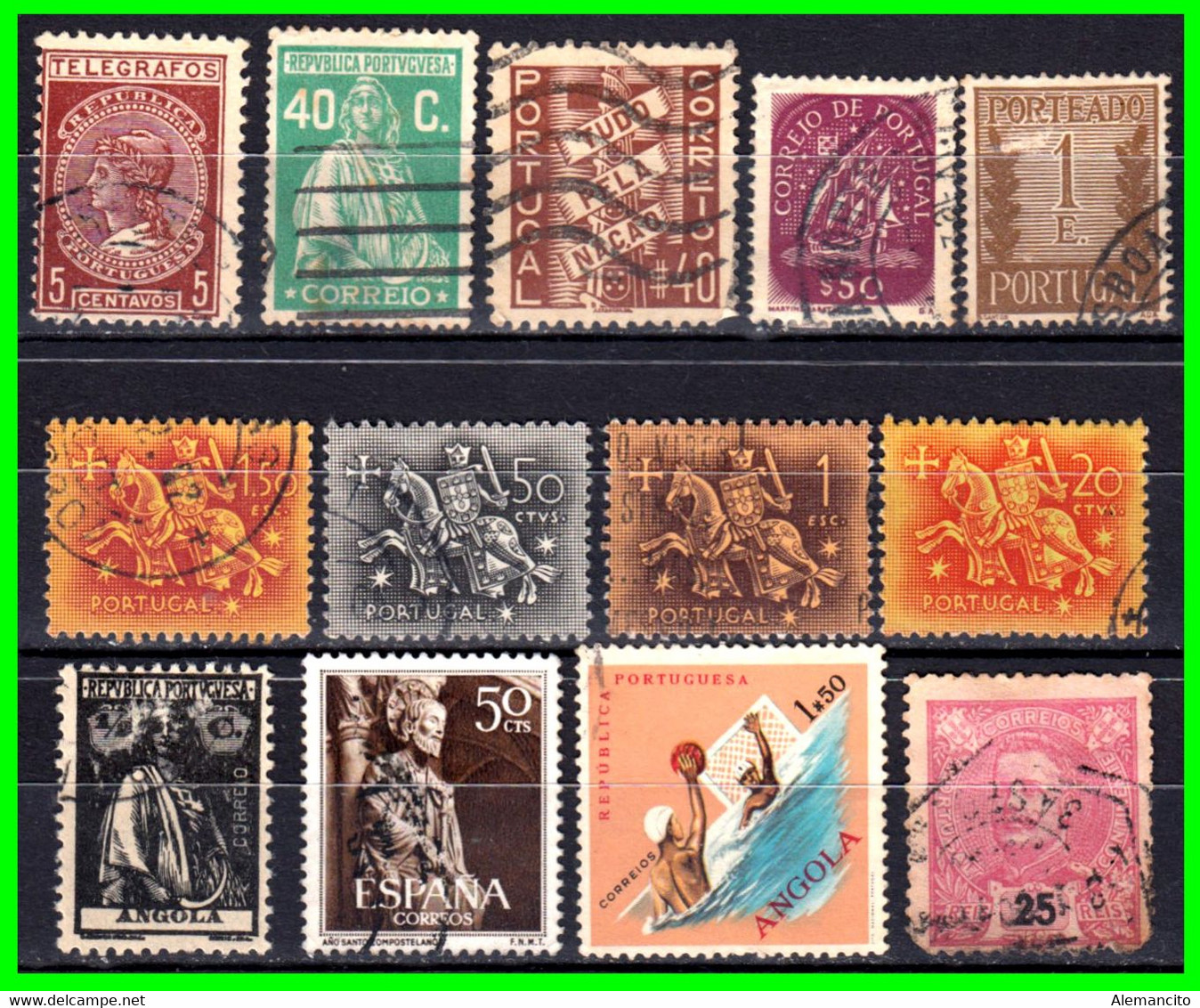 PORTUGAL  … ( EUROPA )  LOTE.  SELLOS DE DIFERENTES AÑOS Y VALORES - Collections