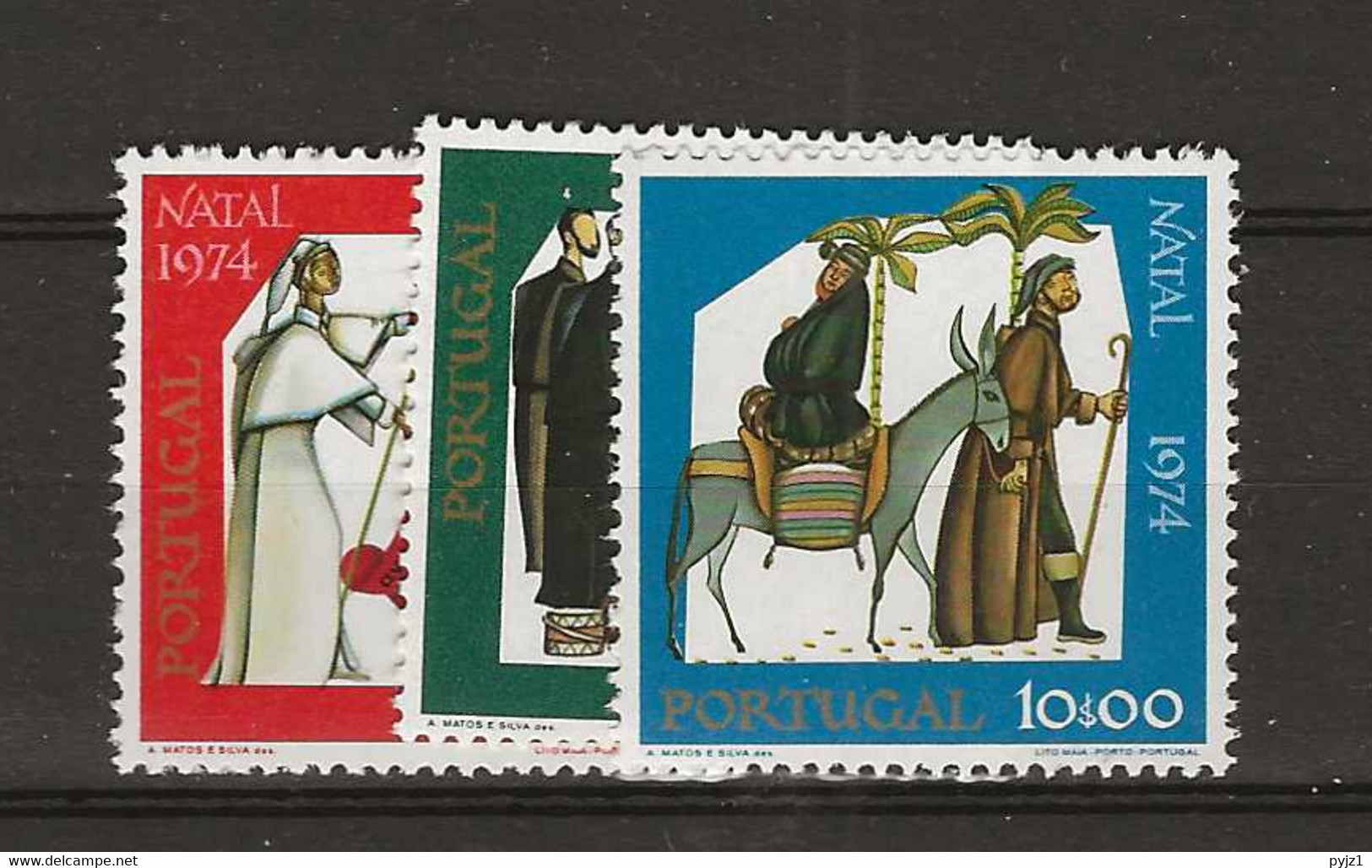 1974 MNH Portugal, Mi 1163-65 Postfris** - Nuovi