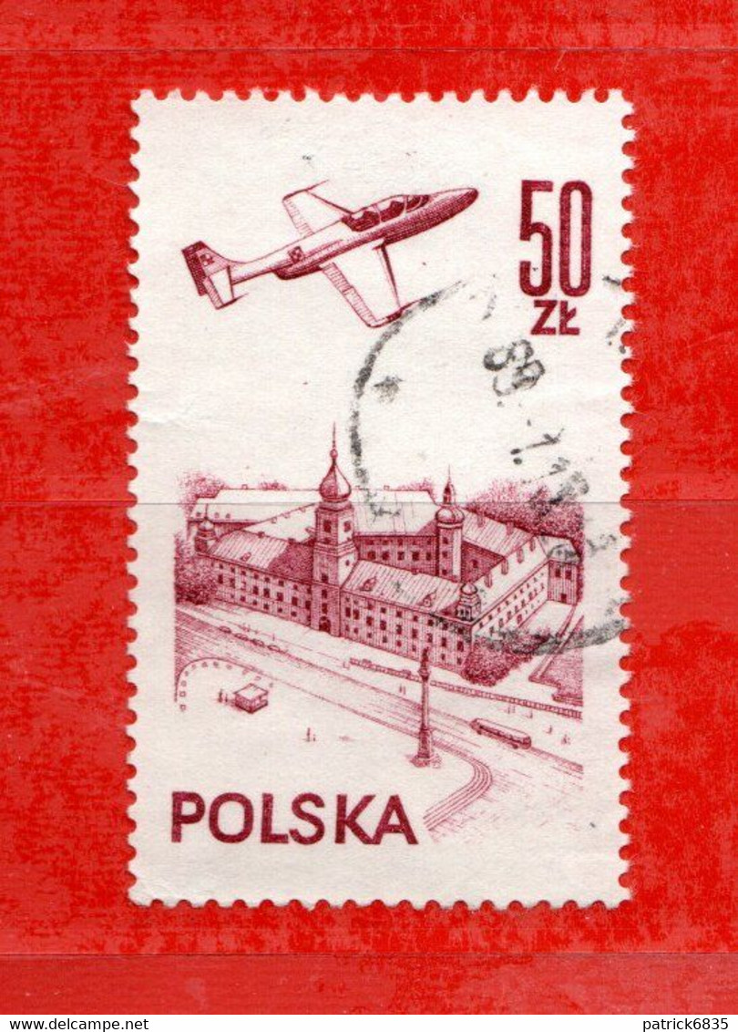 (Us.5) POLONIA ° - AIRMAIL - 1978 - AVIONS.  Yv. 58.  Oblitéré Come Scansione - Usados