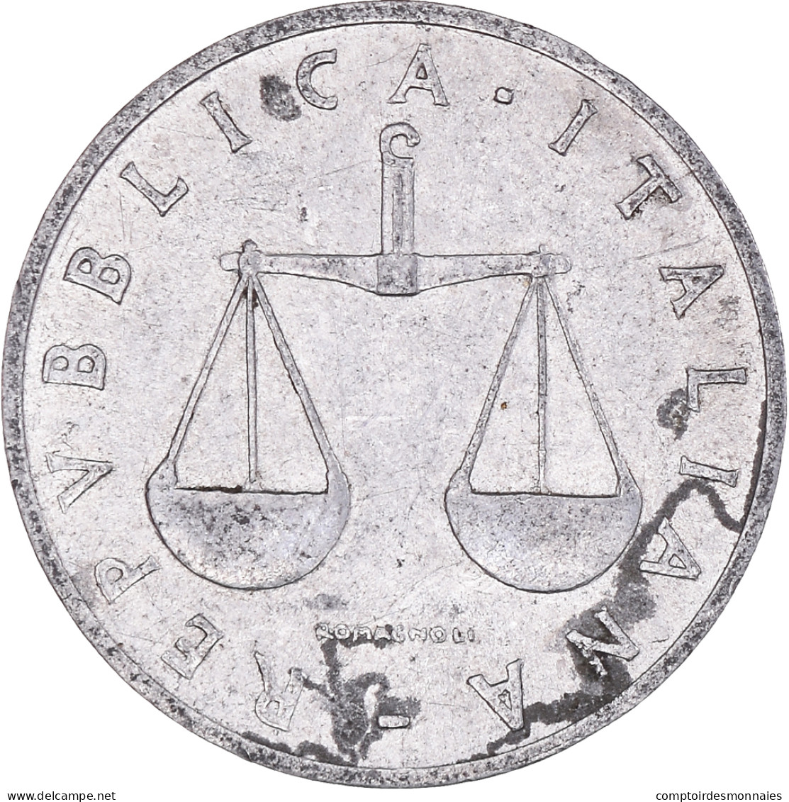 Monnaie, Italie, Lira, 1953, Rome, TB+, Aluminium, KM:91 - 1 Lire