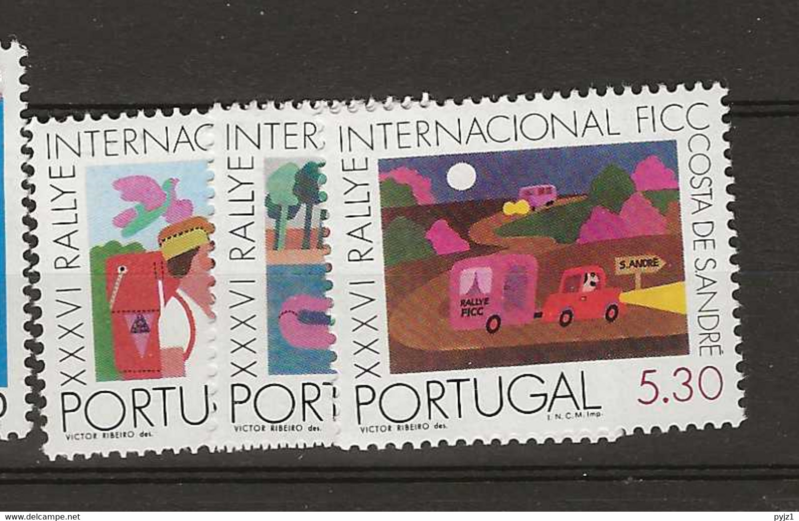 1975 MNH Portugal, Mi 1285-87 Postfris** - Nuovi