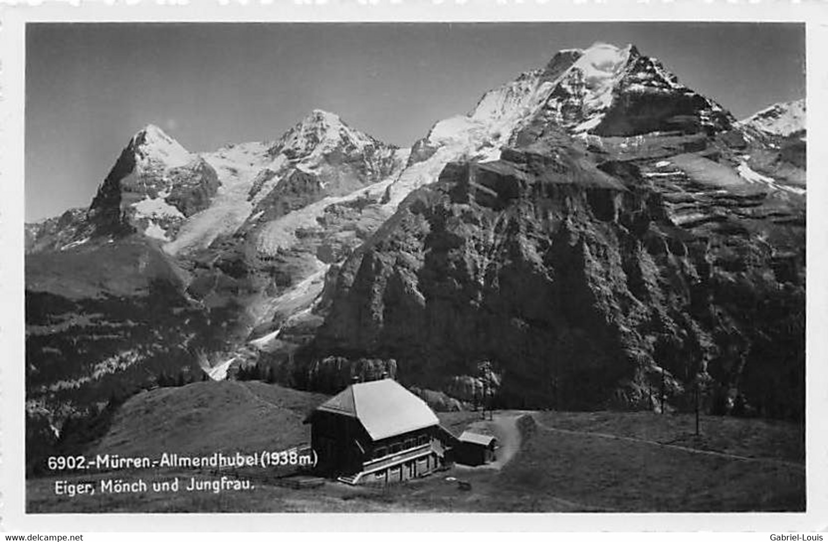 Mürren-Allmendhubel Eiger Mönch Jungfrau - Mürren