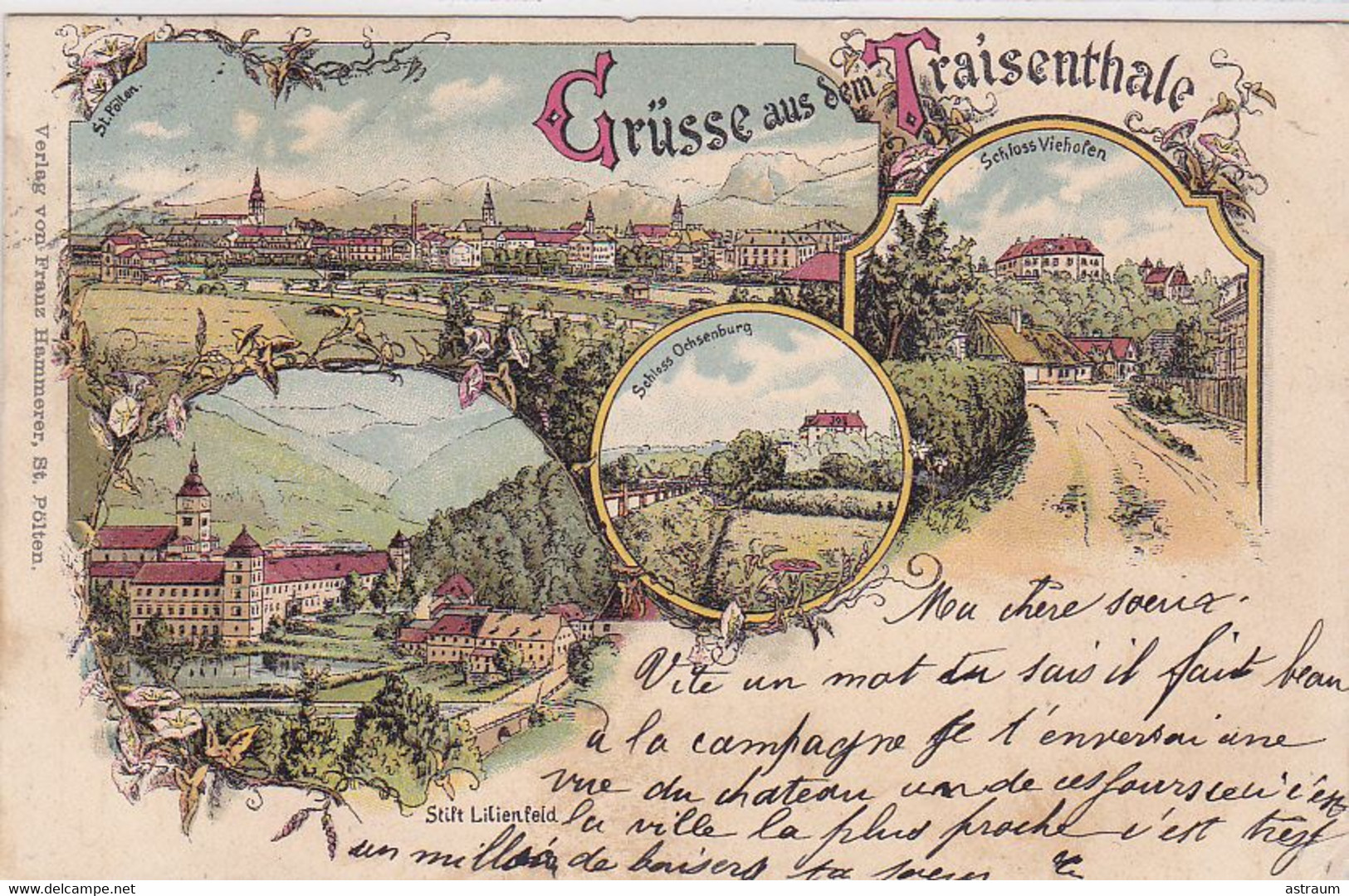 Cpa ( Litho )- Autriche - St Polten -- Grusse Aus Dem  Traisenthale... - St. Pölten