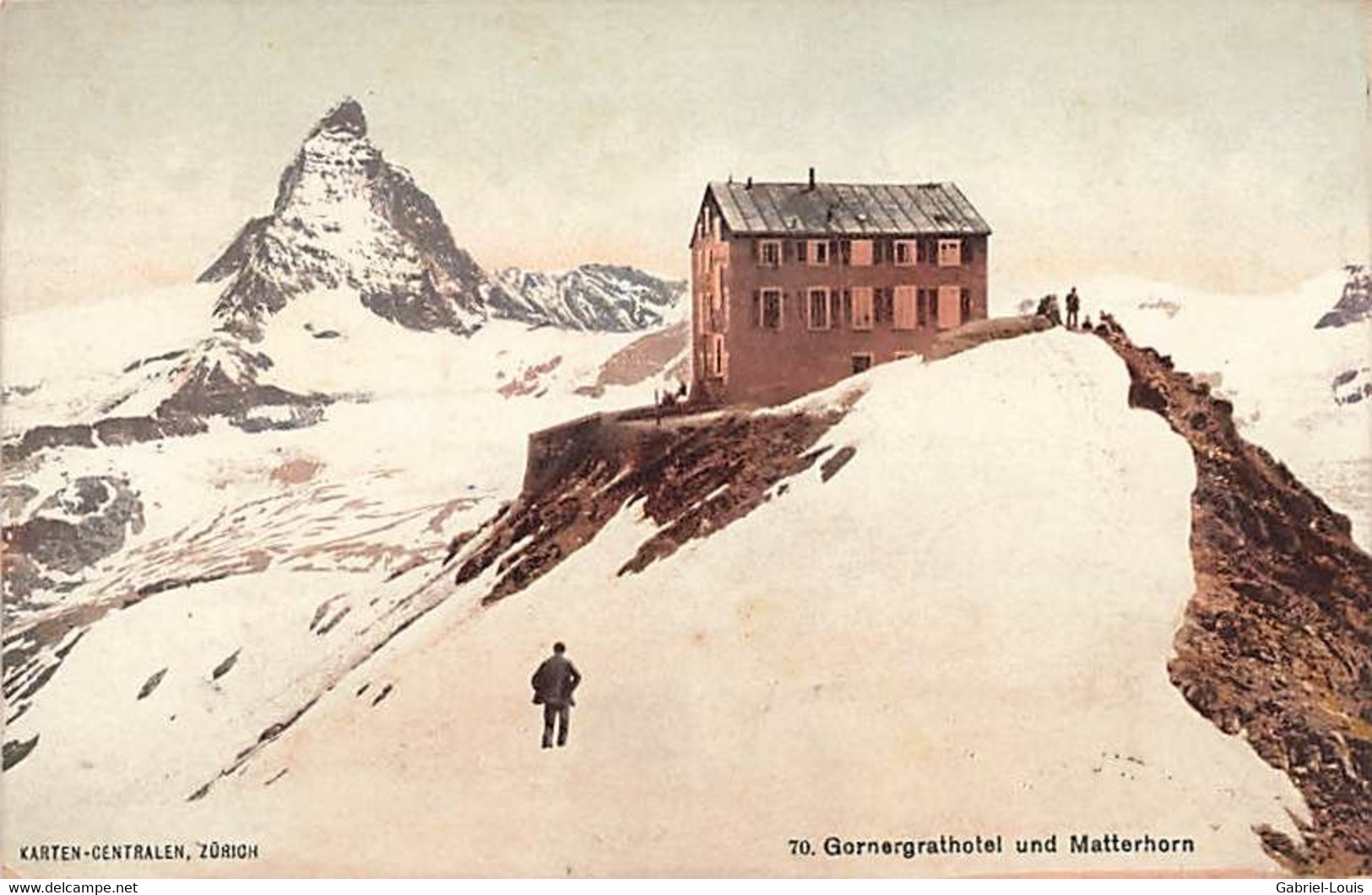 Gornergrat Hotel Und Matterhorn Cervin Zermatt1908 - Zermatt