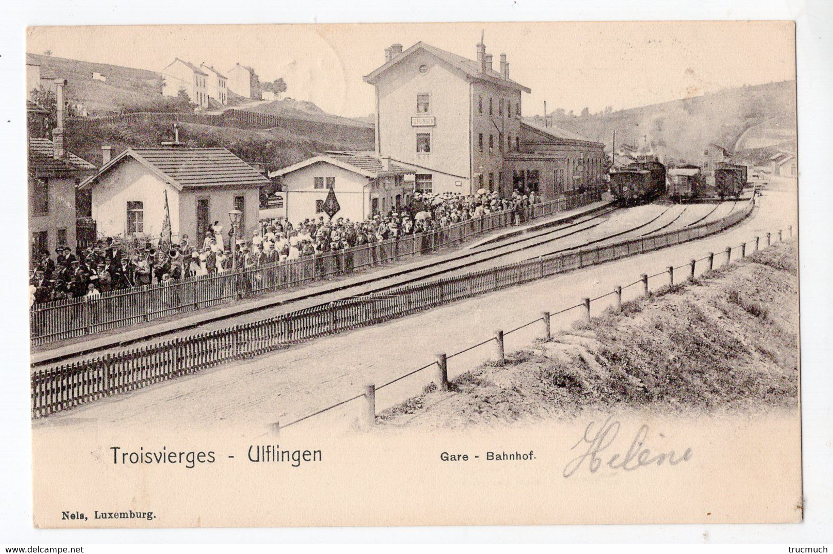 LUXEMBOURG - TROISVIERGES _ ULFLINGEN -  Gare  - Bahnhof - Troisvièrges