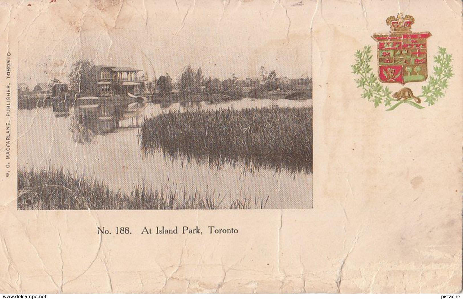 3029 – Toronto – Island Park – Postmark 1905 – By W.G. MacFarlane – Poor Condition – See 2 Scans - Toronto