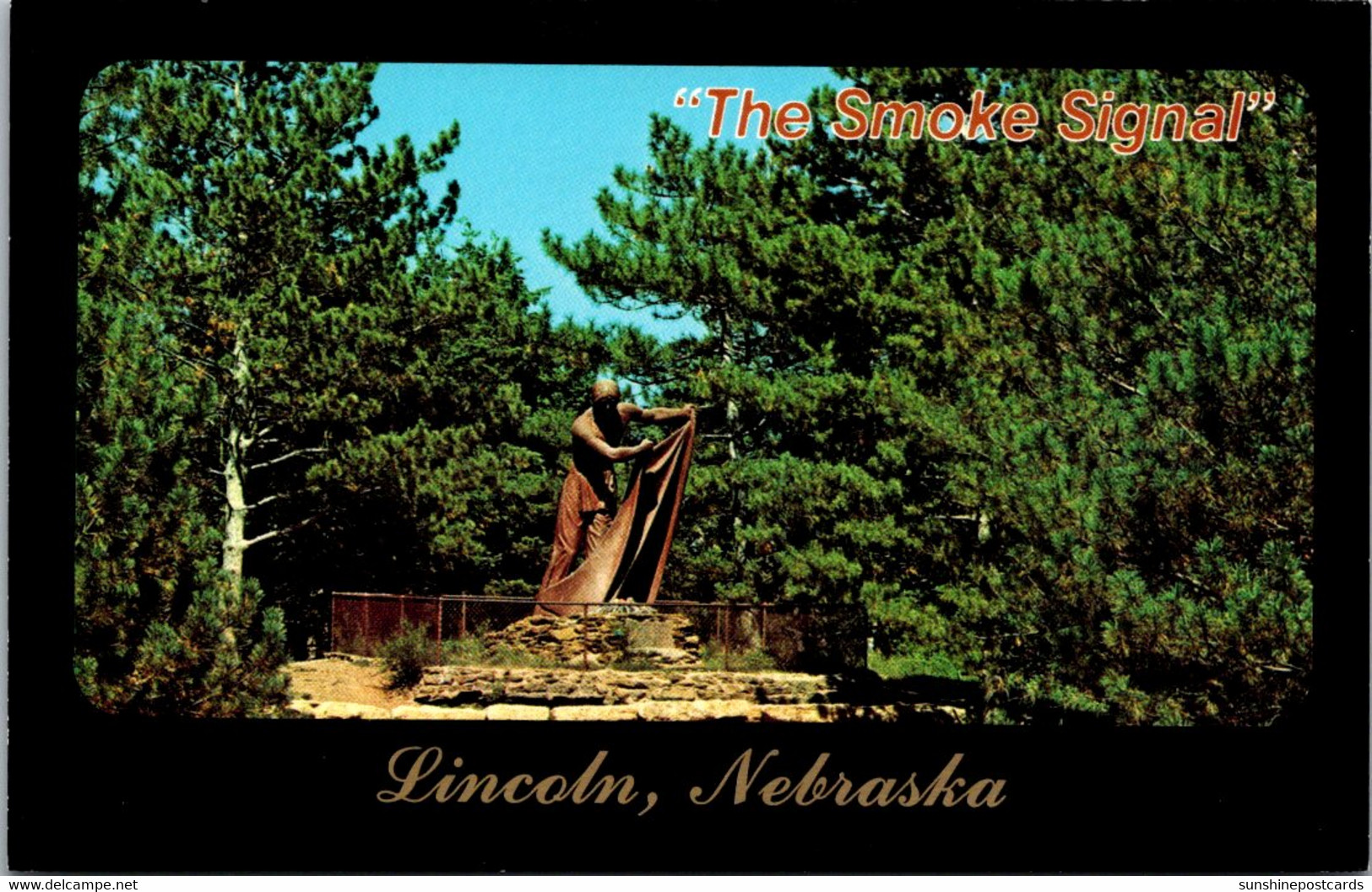 Nebraska Lincoln "The Smoke Signal" Statue Dedicated To The Nebaska Indian In 1935 - Lincoln