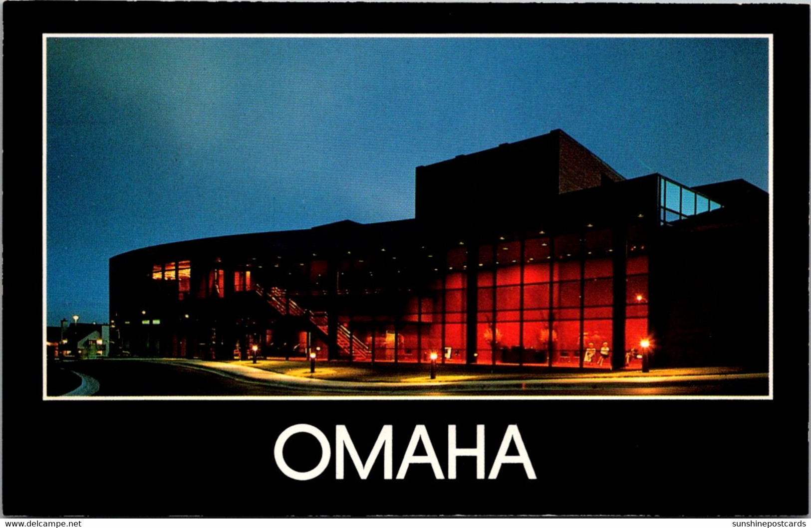 Nebraska Omaha Community Playhouse At Night - Omaha