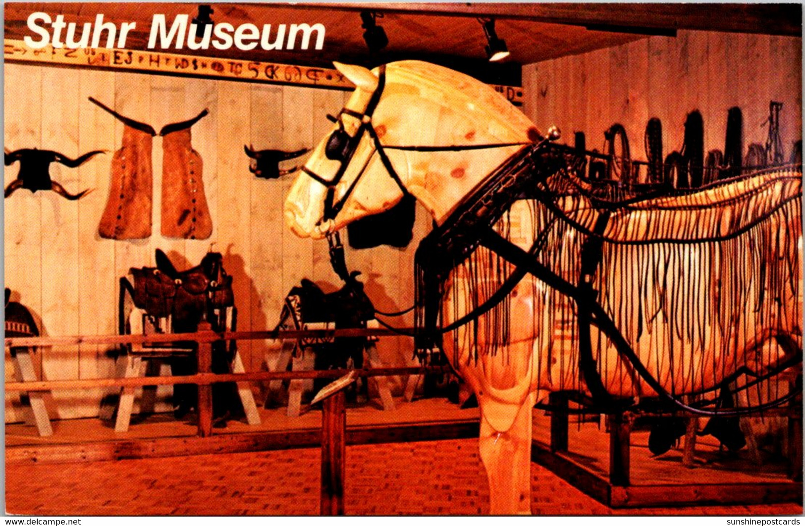 Nebraska Grand Island The Stuhr Museum Of The Prairie Frontier Gus Fonner Memorial Rotunda Percheron Horse - Grand Island