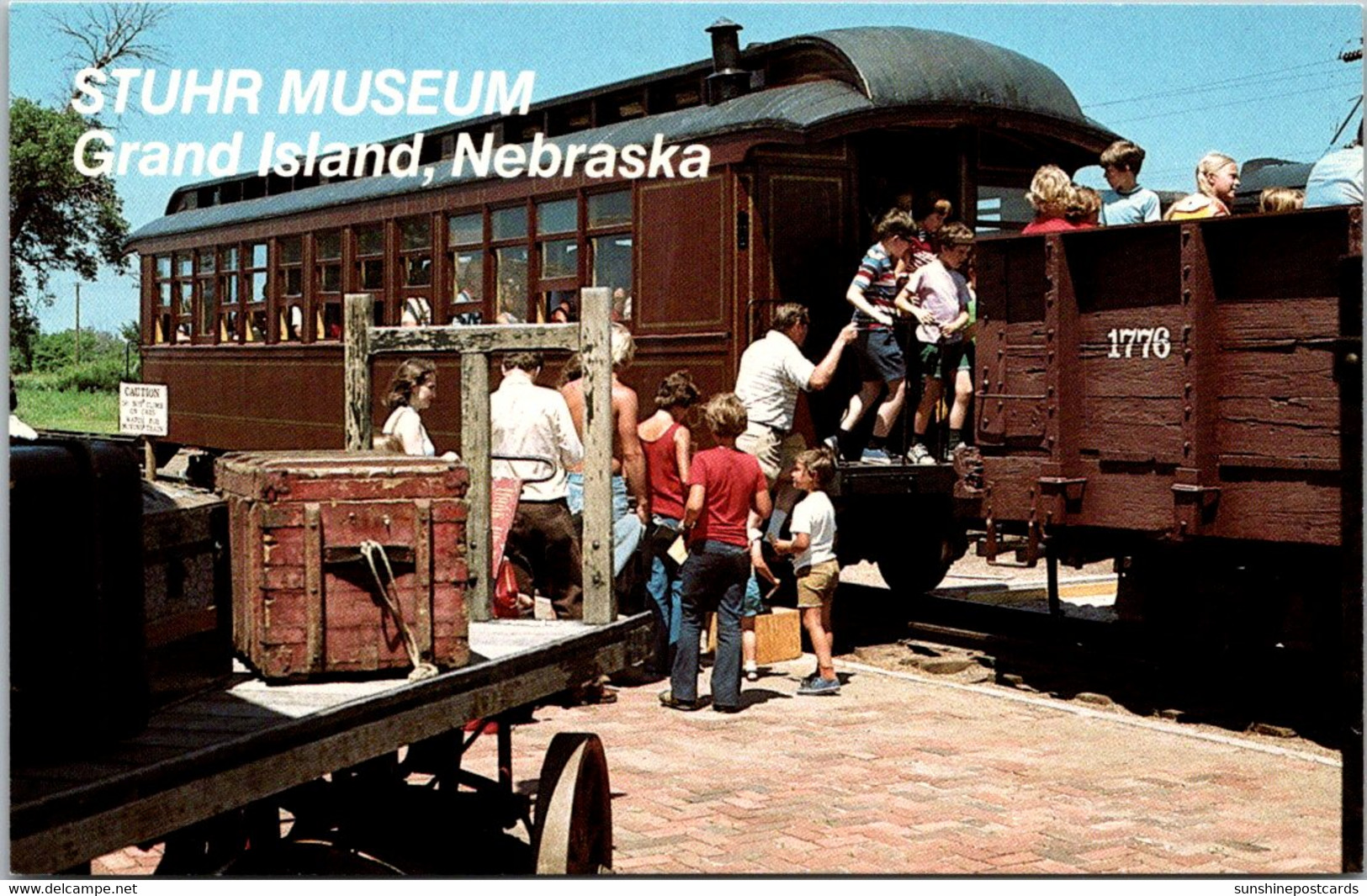 Nebraska Grand Island The Stuhr Museum Of The Prairie Frontier Turn-Of-The-Century Steam Train - Grand Island