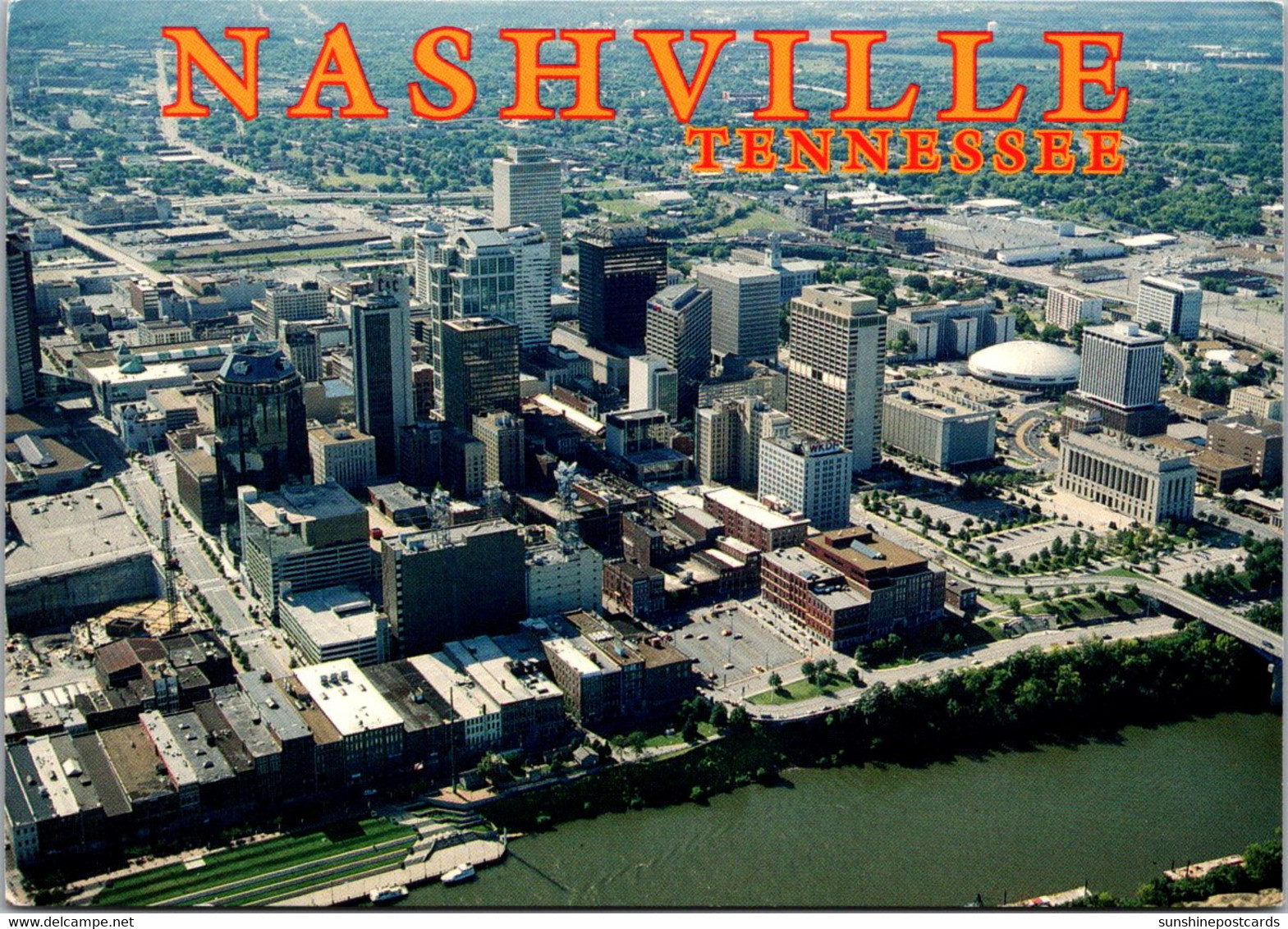 Tennessee Nashville Birds Eye View - Nashville